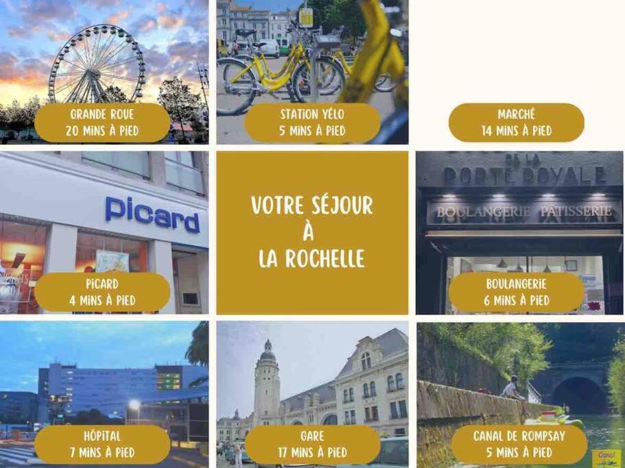 Le P Tit Retais Proche Marche Central Et Gare Sncf- Wifi Haut Debit - La Rochelle  Exteriér fotografie
